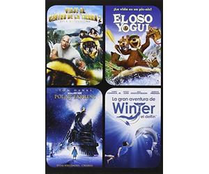 Pack: Viaje Al Centro De La Tierra 2 + El Oso Yogui + Polar Express + Winter (Dvd Import) [2012]