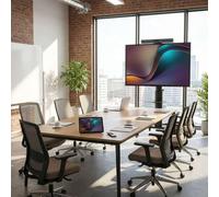 Pack videoconferenza ANDROID Yealink per sale medie Kit di videoconferenza con barra video 4k, pannello di controllo, schermo 4K da 65 pollici e