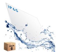 Pack x6 Pannello LED 60 x 60 Esterno IP65 40 W, 4400 Lm, 6 pezzi per controsoffitto, Philips CertaDrive, pannelli a basso consumo e alta luminosità, no Flicker (luce fredda 5700 K)