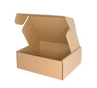 PACK4YA 200×150×70mm piccoli pacchi scatole postali scatole di cartone ondulato per la pubblicazione, marrone spedizione scatola per piccole imprese, conservazione o confezione regalo (10 pezzi)