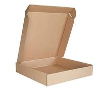 PACK4YA 220×213×40mm piccoli pacchi scatole postali scatole di cartone ondulato per la pubblicazione, marrone spedizione scatola per piccole imprese, conservazione o confezione regalo