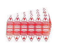 PACK4YA 240 adesivi fragili 50 x 90 mm verso l'alto, manico adesivo forte con etichette di avvertimento di cura, etichette di spedizione, articolo fragile, non impilare o cadere