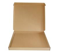 PACK4YA 435×423×43mm piccoli pacchi scatole postali scatole di cartone ondulato per la pubblicazione, marrone spedizione scatola per piccole imprese, conservazione o confezione regalo (10 pezzi)