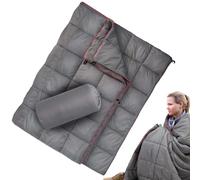 Packable Down Camping Blanket - Thermal Insulated Outdoor Blanket, Backpacking Lightweight Quilt Hiking Gardening Travel, Lightweight Portable Travel Quilt, Hiking Beach Picnic Blankets, Warm Compact