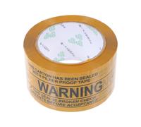 Package Tape Warning Tape for Sealing 3 Rolls Yellow