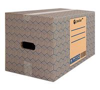 packer PRO Confezione da 20 scatole in cartone per donne e stoccaggio ultra resistenti con manici, 50 x 30 x 30 cm