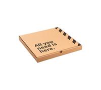 Packer Pro Pack 50 scatole per pizza Kraft per ristoranti Delivery, medie 34 x 34 x 3,5 cm