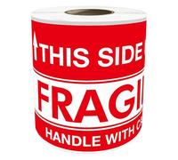 Packing Labels, Moving Stickers, Permanent Warning Decals Fragile Stamp Adhesive, Shipping 3x5 Inch Supplies Bags Boxes Pallets, Label Stickers for Home Storage and Delivery Use