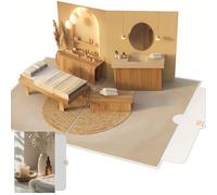 PACKLIST® Biglietto Pop-Up Buono Massaggio - Regalo Benessere 3D per Coppie, Donne & Uomini - Biglietto Buono Regalo Originale Compleanno, Anniversario, Natale - Regala puro relax!