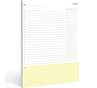 PACKLIST® Habit Tracker Settimanale A4 - Pianificatore di Abitudini per Massimizzare Produttività e Benessere. Coltiva Abitudini Positive, Raggiungi i tuoi Obiettivi. Personalizza progressi!