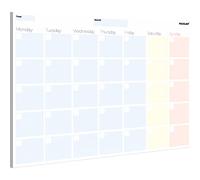 PACKLIST Monthly Planner Pad for Home, Study, Work & Family Plans - Efficiently Organise Your Schedule, Set Goals, and Enhance Productivity with this Comprehensive and Easy-to-Use Planner