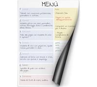 PACKLIST® Planner Settimanale Magnetico Frigorifero A4 [100% IN ITALIANO] - Lavagna Colorata per Menu e Attività - Organizer Famiglia per Pasti, Spesa e Appuntamenti - Design Colorato