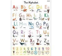 PACKLIST Poster dell'alfabeto inglese per bambini, grande lettera e divertente poster dell'alfabeto degli animali, per un facile apprendimento, perfetto per decorare la stanza dei bambini e le aule