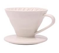 Packool Ceramica Dripper Coffee, Dimensione 02 V60 Filtro Holder Stile Giapponese Manuale Brew Cone 3-4 Tazze Foresta Verde Attrezzatura Barista