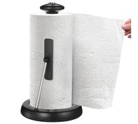 Packool Porta asciugamani in carta in metallo, piano di lavoro, dispenser di carta per asciugamani, facile da trinning, porta rotolo di carta con braccio di serraggio per cucina