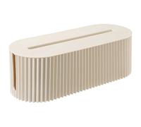 Packool Scatola di gestione dei cavi in plastica con presa elettrica lunga 13 pollici, antipolvere e impermeabile, ideale per l'ufficio domestico, scatola per cavi