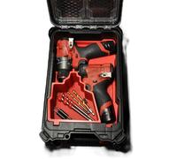 Packout Insert compatibile con M12 Fuel Drill e Impact Driver Combo Gen 3 - Compatibile con Packout Toolbox System | Adatto ai modelli 3404-20 e 3453-20 (nero)