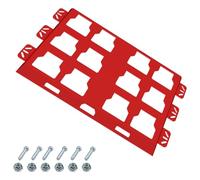 Packouts - Piastra di montaggio per cassette degli attrezzi, base in alluminio, montaggio a parete o a terra