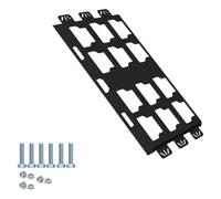 Packouts - Piastra di montaggio per cassette degli attrezzi, base in alluminio, montaggio a parete o a terra