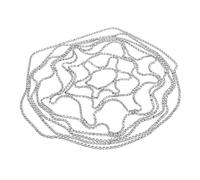 PACKOVE 1 Pezzo catena per con strass Nozze fascia a catena fascia per le donne spa addio al nubilato Testamento del matrimonio catena da sposa sulla fronte fascia da sposa Argento