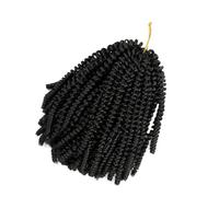 PACKOVE 1 Pezzo parrucca dreadlocks parrucche di umani per donne nere per intrecciare parrucca riccia uncinetti parrucche con dreadlocks dreadlock Cass Nero