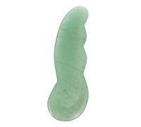 PACKOVE 1 Pezzo Raschietto di Strumenti per massaggio facciali strumento per il massaggio della fascia piastra raschiante massaggiatore per il corpo tavola raschiante agata Verde