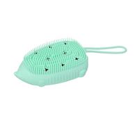 PACKOVE 1 Pezzo Spazzola da bagno in silicone vasca per doccia spazzola per la pulizia adulto scrubber da bagno per il corpo Pespa per scrub per la doccia per il corpo Gel di silice Verde