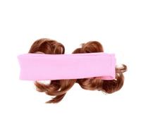 PACKOVE 1 Pz Cinturino per parrucca piccolo Carino panino impostore ragazzo parrucche per per ragazze finti per graziosi accessori per fibra chimica rosa