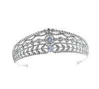 PACKOVE 1 Pz d'epoca coroncina sposa Accessori per tiara dei Diademi femminile accessori rinascimentali donna lega Argento