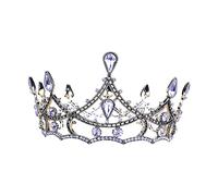 PACKOVE 1 Pz. nuziale compleanno corone copricapo della del partito antico Diademi adulto Nozze re crown tiara copricapo chic da sposa Copricapo da sposa lega Coffee