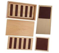 PACKOVE 1 Set Assistenza didattica del consiglio di amministrazione tattile giocattoli sensoriali corredo sensoriale giocattoli sensoriali per Di legno
