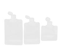 PACKOVE 1 Set contenitore da viaggio in lozione Articoli da toeletta borsa da toilette da viaggio borsa da viaggio da donna sacchetti per lozioni Borsa di stoccaggio del trucco adesivi