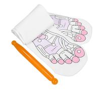 PACKOVE 1 Set Di Calzini Per Agopuntura Calzini E Strumento Per Massaggio Ai Piedi Calzini Per Riflessologia Calzini Per Riflessologia Con Digitopressione Calzini Per Agopressione
