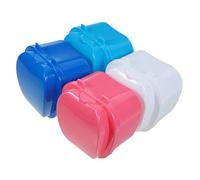PACKOVE 1 set Scatola Per La Conservazione Delle Protesi Dentarie Igiene Per La Pulizia Delle Protesi Dentarie Durante La Notte Contenitore Per Denti Custodia Per Contenzione 4 pezzi
