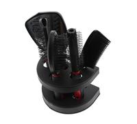 PACKOVE 1 Set Specchio Pettine Set Di 6 Pettini Kit Districante Setola Strumenti a Pettine a Specchio Per Acconciature Per Il Trucco Strumento io a Plastica Rosso