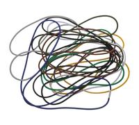 PACKOVE 10 Fasce Elastiche Porta Sacchetti per Bidoni della Spazzatura da 70 Cm, Elastici Riutilizzabili in Gomma per Cucina, Bagno e Garage, Set da 10 Pezzi Multicolore Colore Casuale