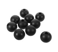 PACKOVE 10 Pezzi Connettore per Cavo in Nailon Nero per Macchina da Palestra, Accessorio Compatto e Versatile per Attrezzature Fitness Terminale a Sfera Limitatore