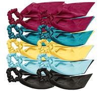 PACKOVE 10 Pezzi Cravatta Per Bigodini Gruppo Musicale Elastici Perline Sciarpa Carino Scrunchies Corda Per Elastico Per Scrupoli Per a Tessuto