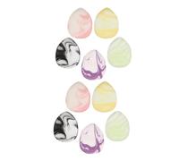 PACKOVE 10 Pezzi soffio delle dita mini puff spugnette per il trucco da sfumare piumino da cipria spugne per il trucco degli occhi spugnetta per trucco in polvere makeuo Poliuretano