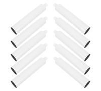 PACKOVE 10 Pezzi Tubi di Vernice Vuoti in Alluminio 100ml Riutilizzabili con Tappo a Vite Ergonomico per Acquerelli e Colori, Leggeri per Pittura All'aperto e Ambienti Vari