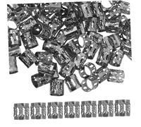 PACKOVE 1000 Pezzi Di Fermagli Per Capelli Fermagli Per Accessori Per Dreadlock Ciondoli Per Gioielli Per Capelli