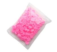PACKOVE 100pezzi Coppe Colla Per Estensione Ciglia Rosa Sezioni Strumento Grafting Per Saloni e Trucco Personale Contenitori Ritardanti Asciugatura Colla Multiuso Per Pigmenti