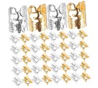 PACKOVE 100pezzi Pz Accessori Capelli Trecce Dreadlock Fermagli Decorazioni Intrecciati per Donne Extension Feste Moda Sposa Balli
