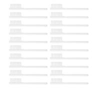 PACKOVE 100pezzi Spazzolino da Denti Testina Piccola Setole Morbide Manico Impronta Digitale per Viaggio Ospedale o Istituzioni Resistente Design Antiscivolo per Pulizia e Sicurezza