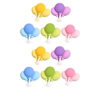PACKOVE 10pezzi Charms in Resina a Forma di Nuvola 3d per Decorazione e Abbellimento Fai da Te, per Scrapbooking e Accessori per Scarpe Fori Colore Casuale