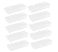 PACKOVE 10pezzi Custodia per Lamette da Barba di Plastica di Qualità Scatola per Rasoio Usa e Getta Contenitore per Smaltire Lame Usate Custodia per Lamette da Barba