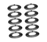 PACKOVE 10pezzi Fascia Elastica Pettine Circolare Completo Pettine Elastico Per Capelli in Plastica Cerchio Flessibile Da Condividere