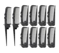 PACKOVE 10pezzi Spazzola Pettine Pieghevole Pettine Districante Denti Fini Tascabile Pettini Coda Di Topo Per Rigare i Capelli Pieghevole Per Intrecciare i Capelli