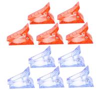 PACKOVE 12 Pezzi Clip Per Nail Art Morsetto Estensioni Artiglio Carino Copertina Gel Per Unghie Kit Per Unghie Kit Unghie Gel Totale Strumento Clip Per Unghie Plastica Rosso