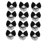 PACKOVE 12pezzi Copri Chignon Fermagli Per Retine Per Capelli Da Donna Retine Per Chignon Da Ballerina Per Capelli Da Donna Da Balletto Fiocco